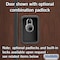 Salsbury Industries 1 Tier Designer Locker, 54"Wx76"Hx21"D, 3 Door, Mahogany 18-21361MAH - alternate 8